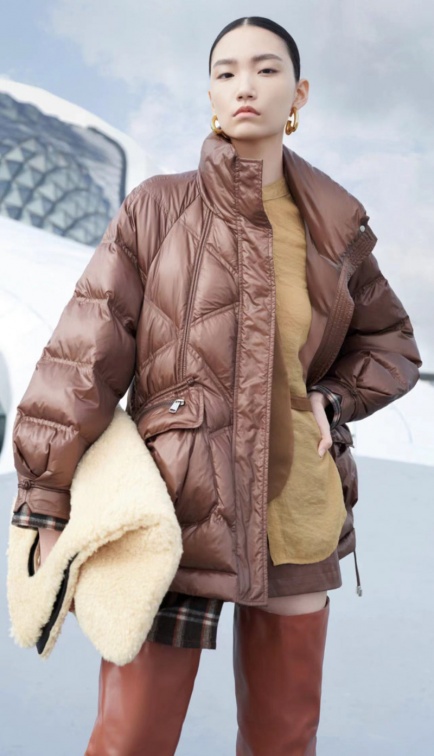 秋冬加拿大女装鹅绒服,中老年女装羽绒服,冬季防寒保暖服装