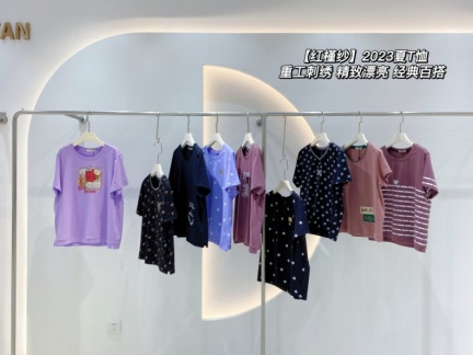 23夏红槿纱T恤 (12)